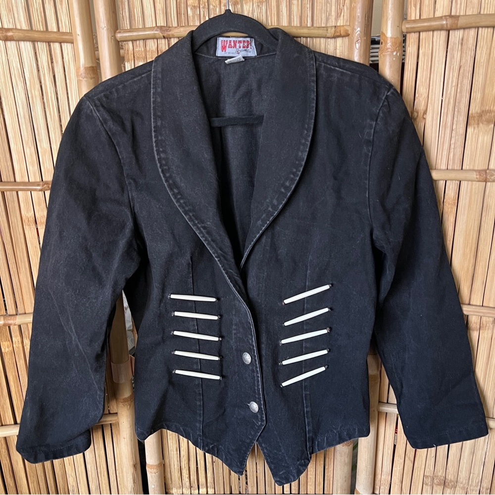 Wanted! By Beads Beautiful Denim Jacket